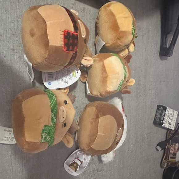 Squishmallows Other - cute small holiday Christmas squishmallows reindeer moose, stocking stuffers